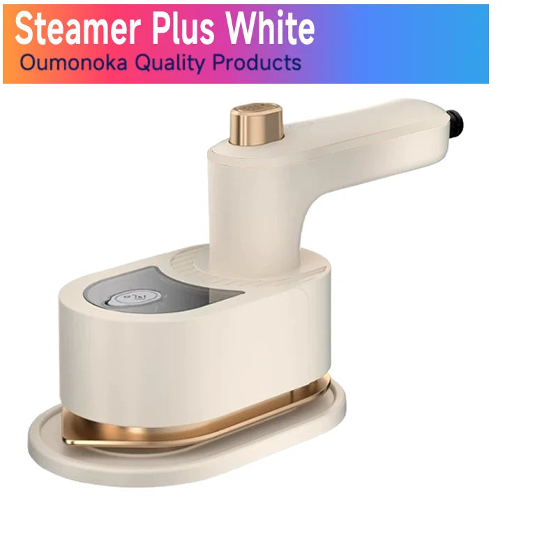 Compact Handheld Steam Iron for Clothes & Travel