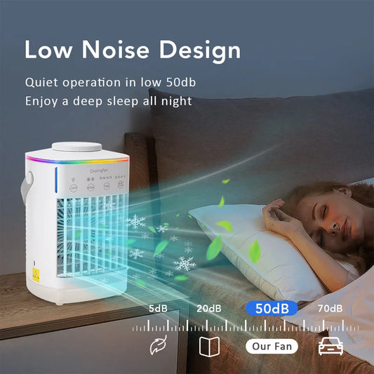 Stay Cool Anywhere with the Popular Mini USB Air Cooler - Your Compact Office and Home Cooling Solution!