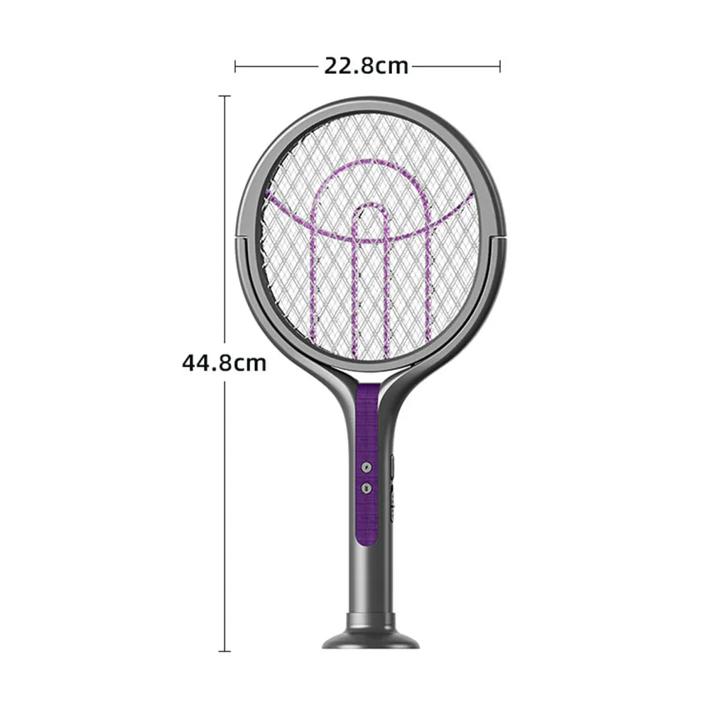 Electric Mosquito Killer, Foldable Insect Racket, USB Rechargeable, Mosquito Swatter, Bug Zapper Trap Lamp, Fly Trap, Indoor & Outdoor