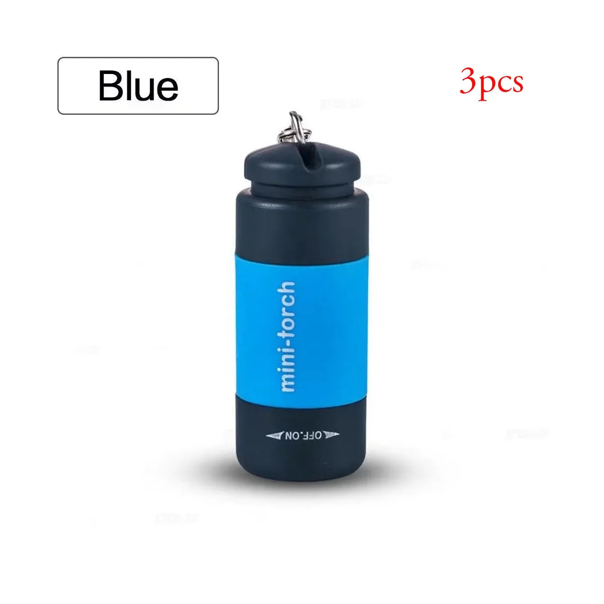 Pocket Keychain Flashlight Waterproof Outdoor Hiking Camping Mini Flashlight USD Rechargeable LED Multifunctional Strong Light