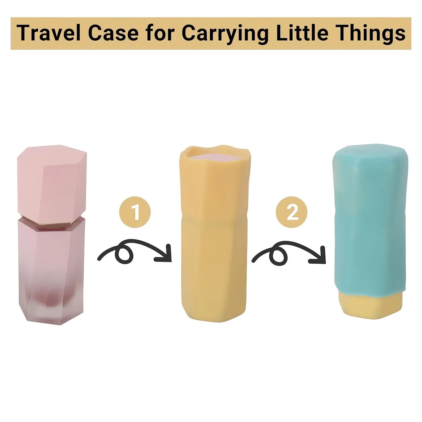 Silicone Travel Bottle Covers for Leak-Proof Toiletry Protection