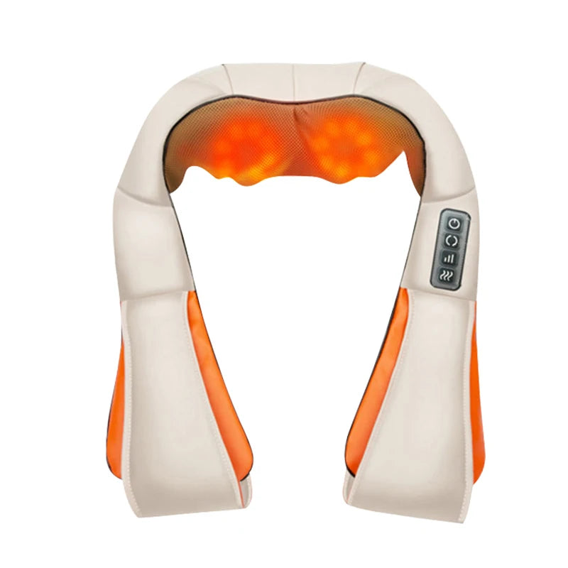 Neck & Back Massager – 8-Kneading Nodes with Heat & Adjustable Speed, Best Gift for Birthday and Special Occasion, Gift for Fathers, Gift for Mothers