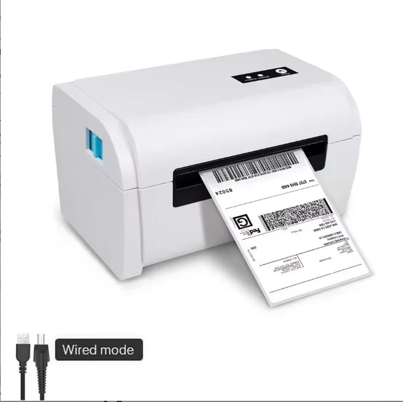 Desktop & Wireless A4 Bluetooth Printer, NON INK,  Mini, Thermal Barcode Label Printer Printing for Business Travel Printing, 4x6 Shipping Label Maker for eCommerce & Warehouse