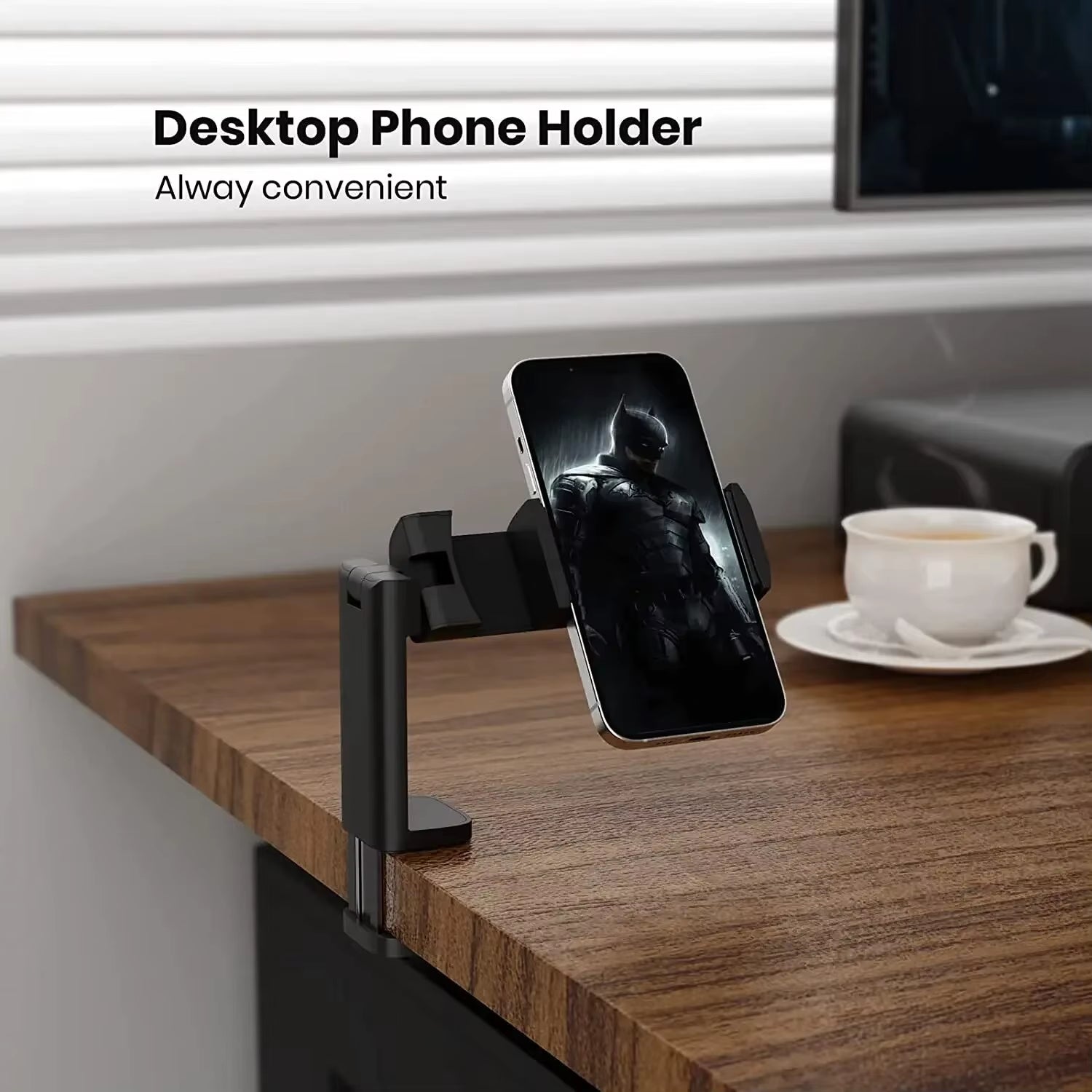 Universal 360 Rotate Foldable Airplane Travel Phone Holder Stand Mount Desk Lazy Car Seat Flying Holder for 4.7-6.9 Inch Phone