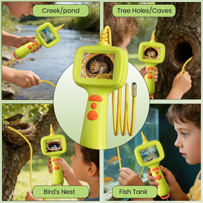 Portable HD Endoscope Camera with LED Lights – Waterproof Handheld Borescope for Kids & Adults