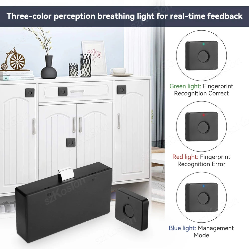 Advanced Smart Biometric Fingerprint Lock for Secure and Keyless Home Storage
