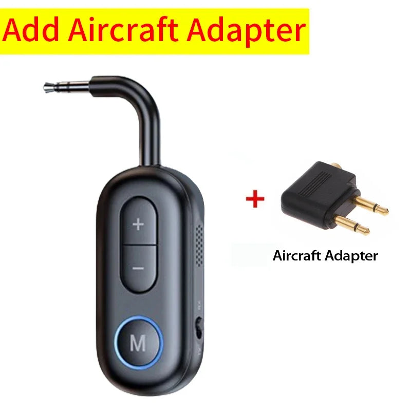 Bluetooth 5.3 Wireless Audio Adapte Receiver Transmitter 3.5Mm AUX Jack Airplane USB Dongle for TV PC Headphone Car Kit Speaker