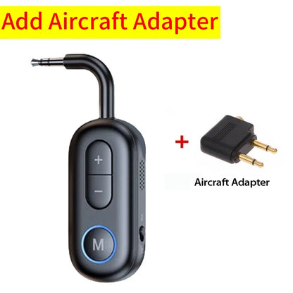 Bluetooth 5.3 Wireless Audio Adapte Receiver Transmitter 3.5Mm AUX Jack Airplane USB Dongle for TV PC Headphone Car Kit Speaker