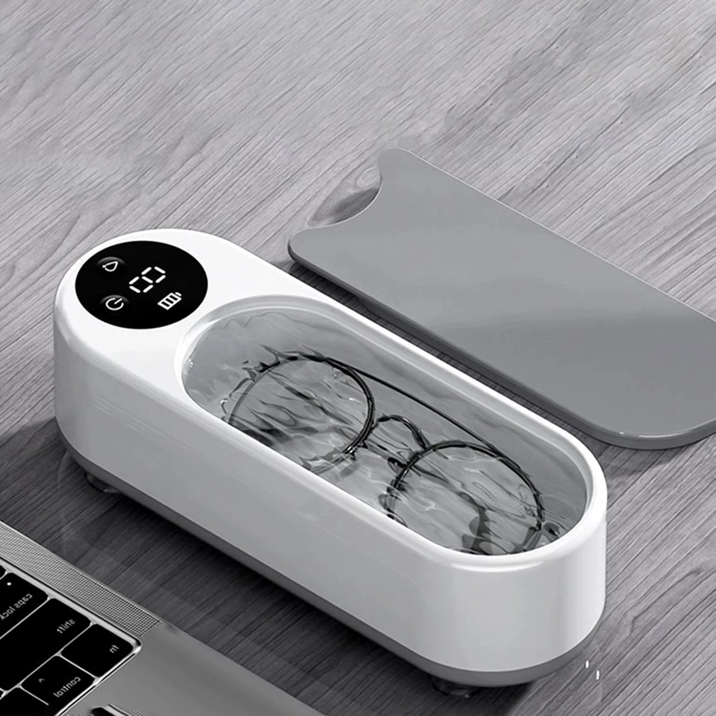 Ultra-Efficient High-Frequency Glasses Cleaner - Versatile Wireless Cleaning Machine for Eyewear and Accessories