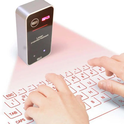 Experience Ultimate Portability with Our Bluetooth Laser Keyboard – The Perfect Wireless Virtual Projection Keyboard for Your Tablet and Laptop!