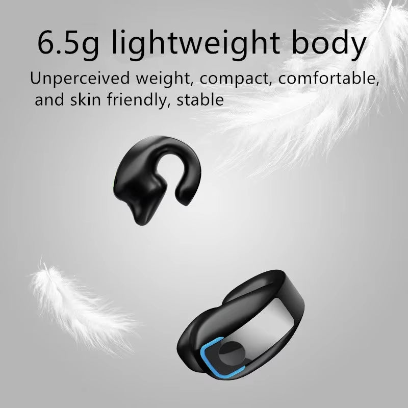 Earphone Clip Wireless Bluetooth Headphone Bone Conduction Headset High Quality TWS Auriculares Sport Noise Canceling with Mic