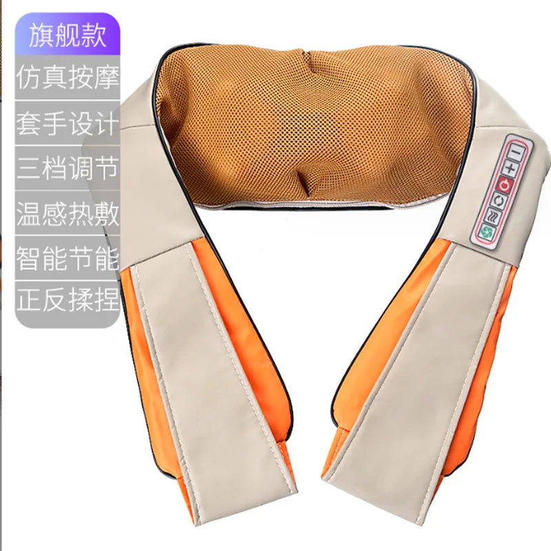 Neck & Back Massager – 8-Kneading Nodes with Heat & Adjustable Speed, Best Gift for Birthday and Special Occasion, Gift for Fathers, Gift for Mothers