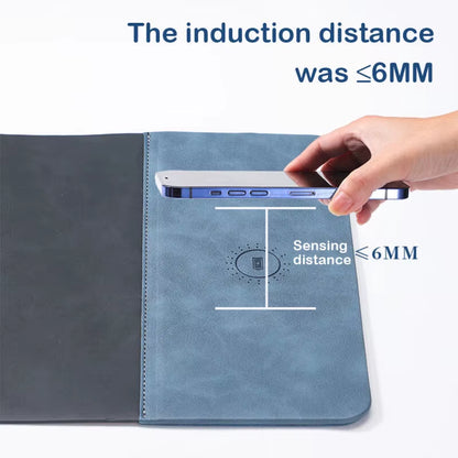 Revolutionary 2-in-1 PU Leather Gaming Mouse Pad with 15W Wireless Fast Charging for Ultimate PC and Laptop Experience
