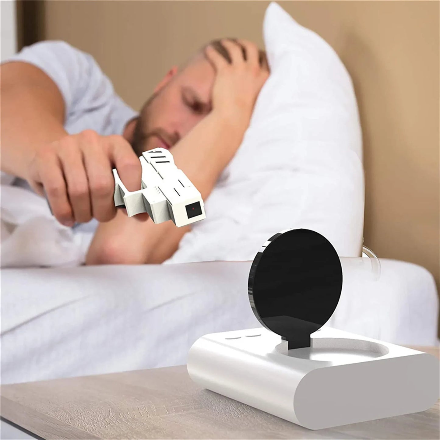 Exciting Shooting Tool Clock with LED Display - 2 Modes for Fun and Practicality