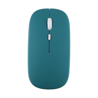 Slim Wireless Bluetooth Mouse – Silent Click, Rechargeable & Compatible with iPad, Android Tablets, Laptop & PC