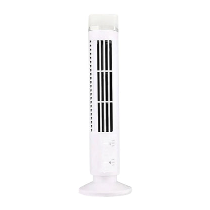 Experience Ultimate Comfort with the LED Bladeless Tower Fan - 2 Speed USB Electric Cooling Fan for Home, Bedroom, and Office