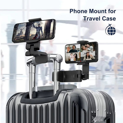 Universal 360 Rotate Foldable Airplane Travel Phone Holder Stand Mount Desk Lazy Car Seat Flying Holder for 4.7-6.9 Inch Phone
