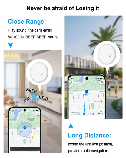 Bluetooth Tracker Tag for Android(Android ONLY), Key Finder Compatible with Google Find My, Tracking Tag Item Finders for Keys