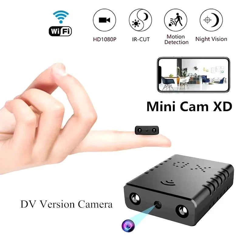 Experience Ultimate Security with the 1080P HD Mini WiFi Camera - Your Smart Home Guardian!