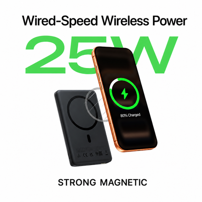 Baseus Magnetic Battery 25W Power Bank 10000Mah Wireless Charging 25W USB-C Power Bank Mini Charger fast Charging