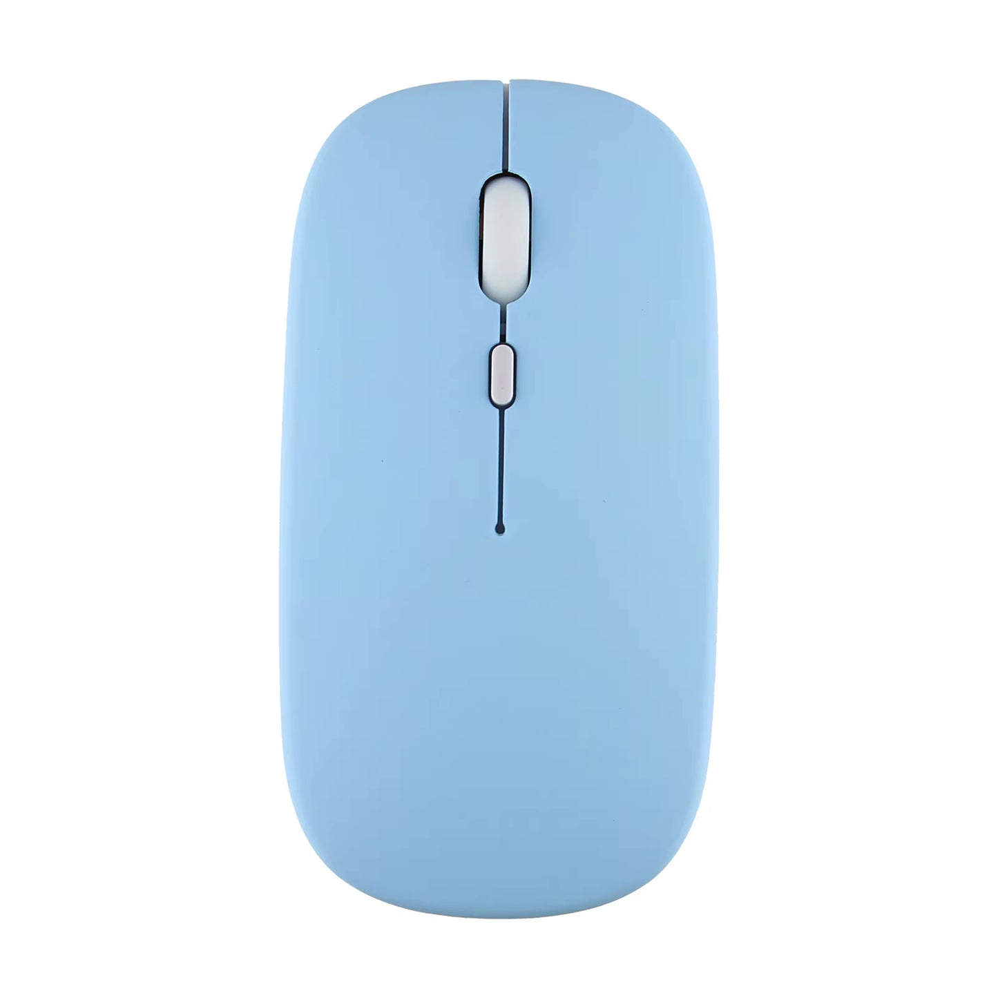 Slim Wireless Bluetooth Mouse – Silent Click, Rechargeable & Compatible with iPad, Android Tablets, Laptop & PC