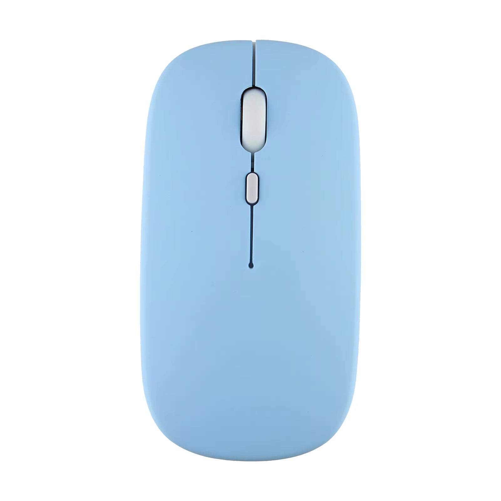 Slim Wireless Bluetooth Mouse – Silent Click, Rechargeable & Compatible with iPad, Android Tablets, Laptop & PC