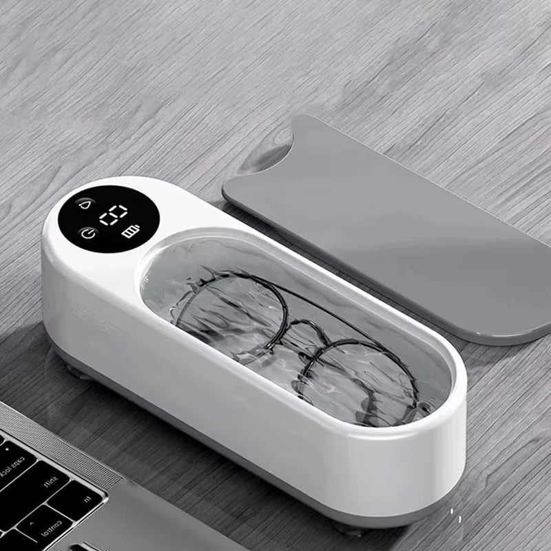 Ultra-Efficient High-Frequency Glasses Cleaner - Versatile Wireless Cleaning Machine for Eyewear and Accessories