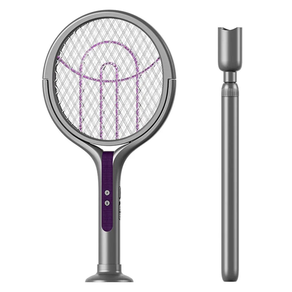 Electric Mosquito Killer, Foldable Insect Racket, USB Rechargeable, Mosquito Swatter, Bug Zapper Trap Lamp, Fly Trap, Indoor & Outdoor