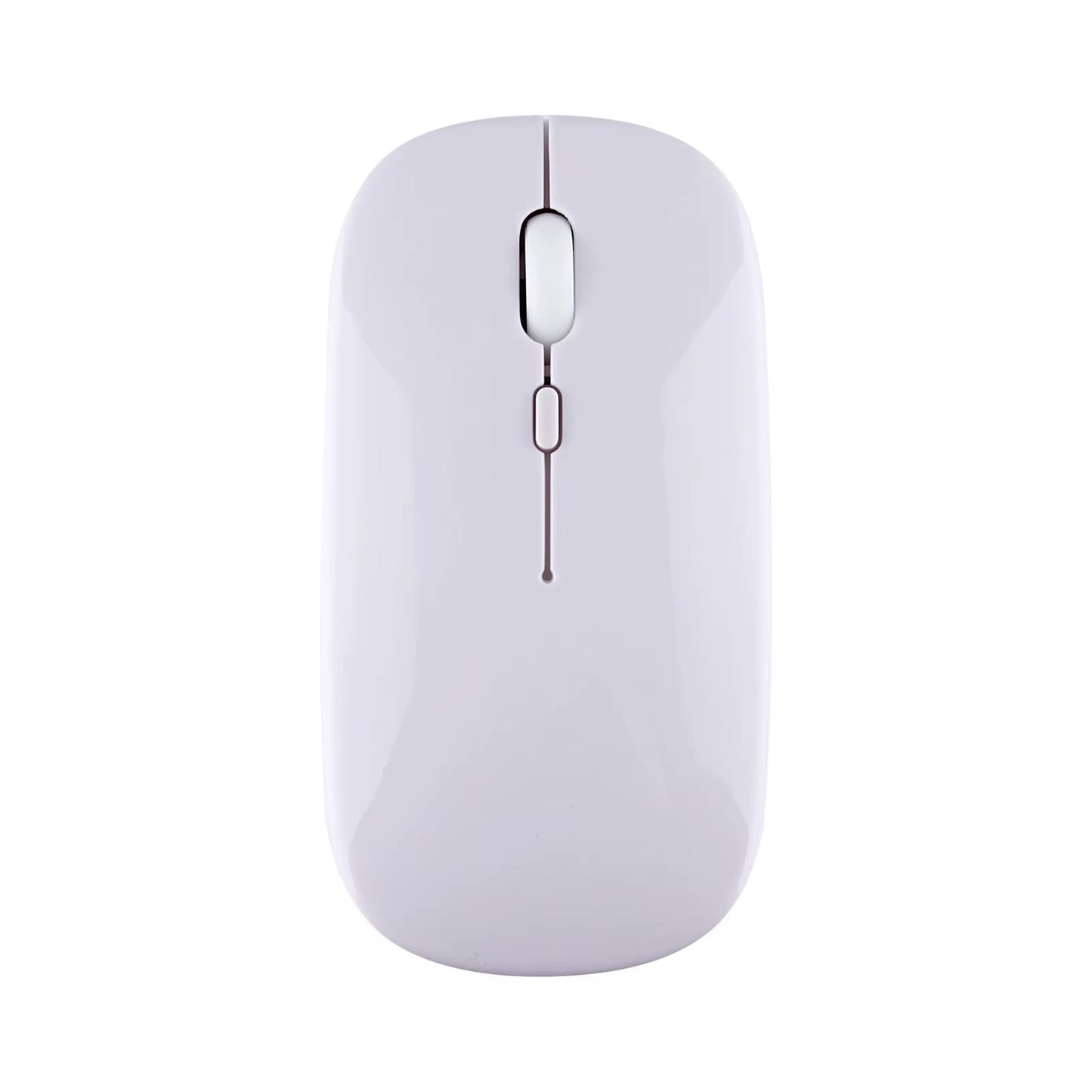 Slim Wireless Bluetooth Mouse – Silent Click, Rechargeable & Compatible with iPad, Android Tablets, Laptop & PC