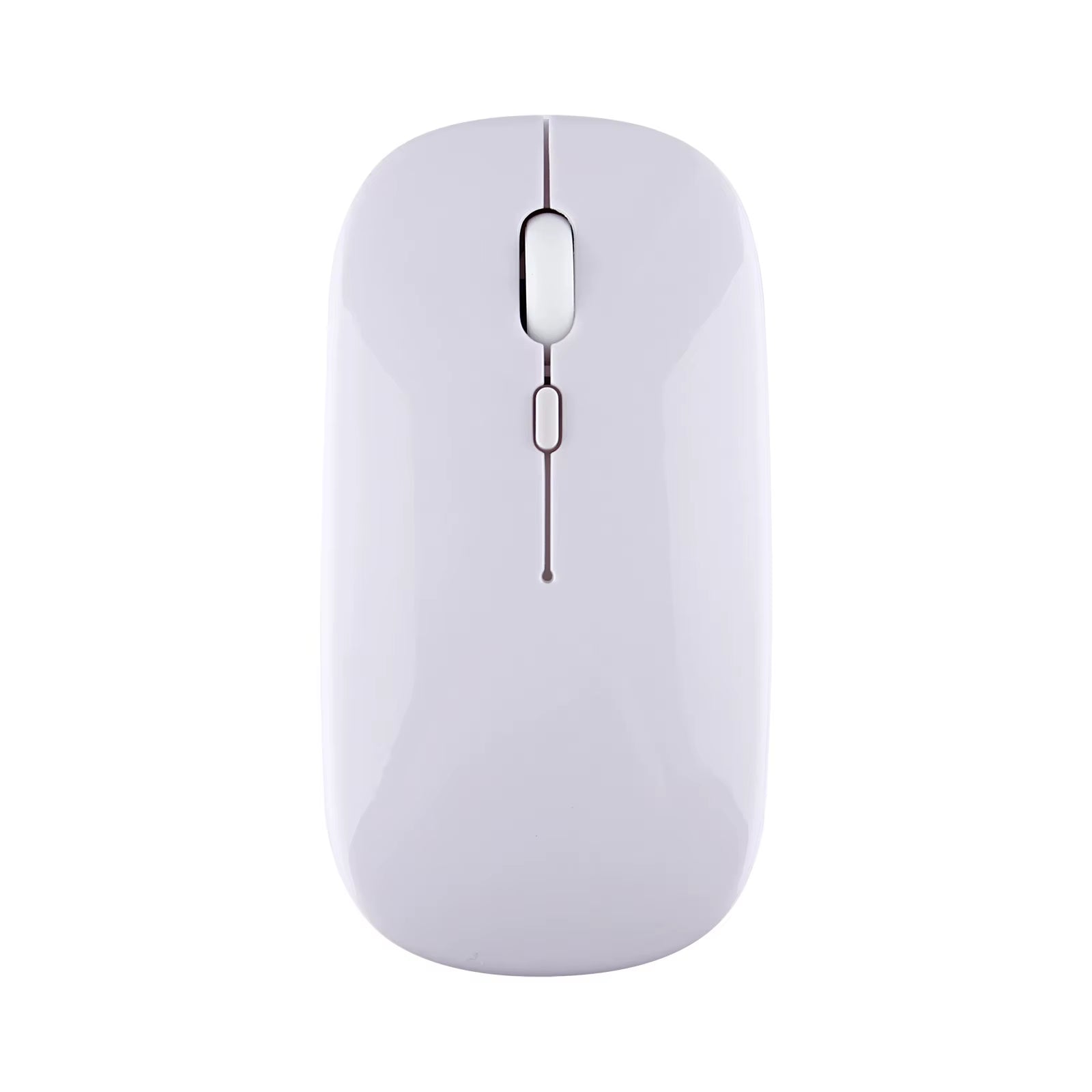 Slim Wireless Bluetooth Mouse – Silent Click, Rechargeable & Compatible with iPad, Android Tablets, Laptop & PC