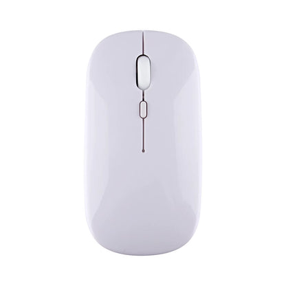 Slim Wireless Bluetooth Mouse – Silent Click, Rechargeable & Compatible with iPad, Android Tablets, Laptop & PC