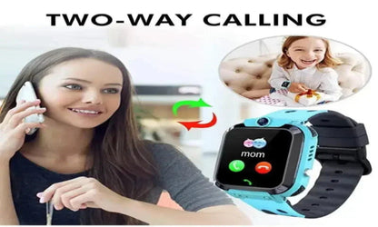 Introducing the Ultimate GPS Tracking Waterproof Smart Watch for Kids - 4G SIM Card, Call, and Camera Features for Safety and Fun!