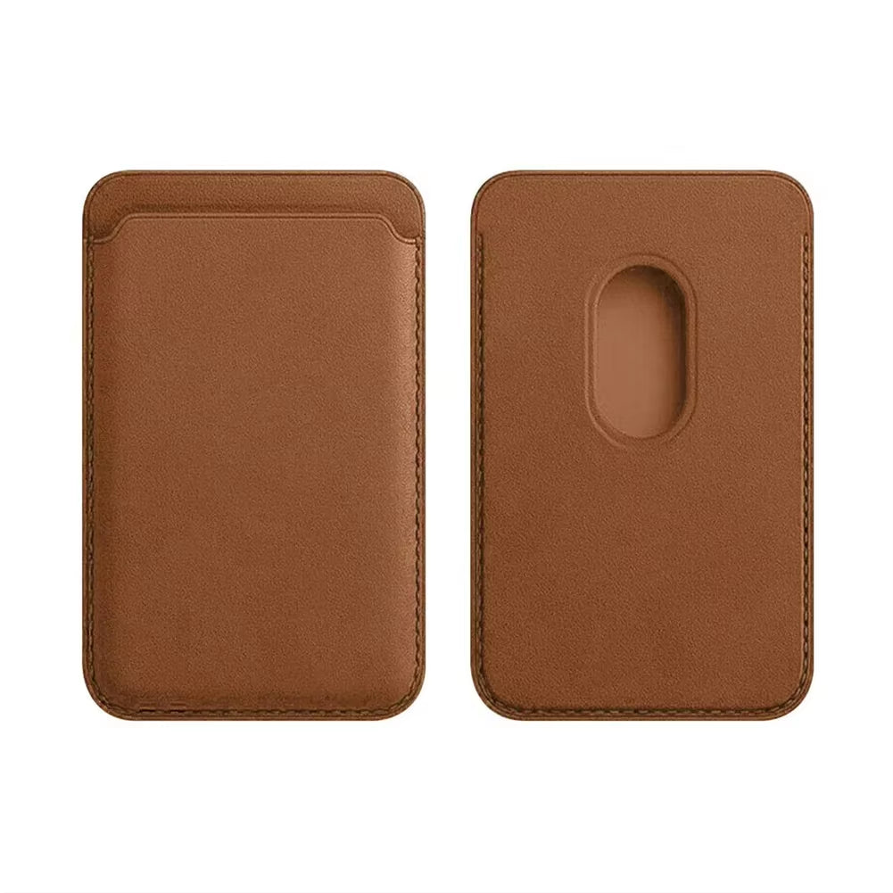 MAGSAFE LEATHER WALLET CASE – Magnetic Card Holder for Iphone 17 16 15 14 13 12 11 8, Samsung & Huawei with Secure Snap-On Design