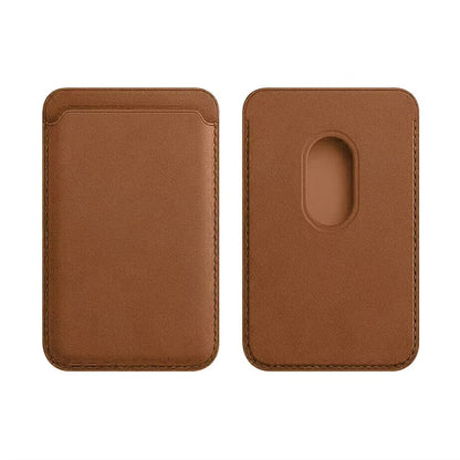 MAGSAFE LEATHER WALLET CASE – Magnetic Card Holder for Iphone 17 16 15 14 13 12 11 8, Samsung & Huawei with Secure Snap-On Design