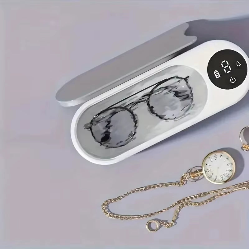 Ultra-Efficient High-Frequency Glasses Cleaner - Versatile Wireless Cleaning Machine for Eyewear and Accessories