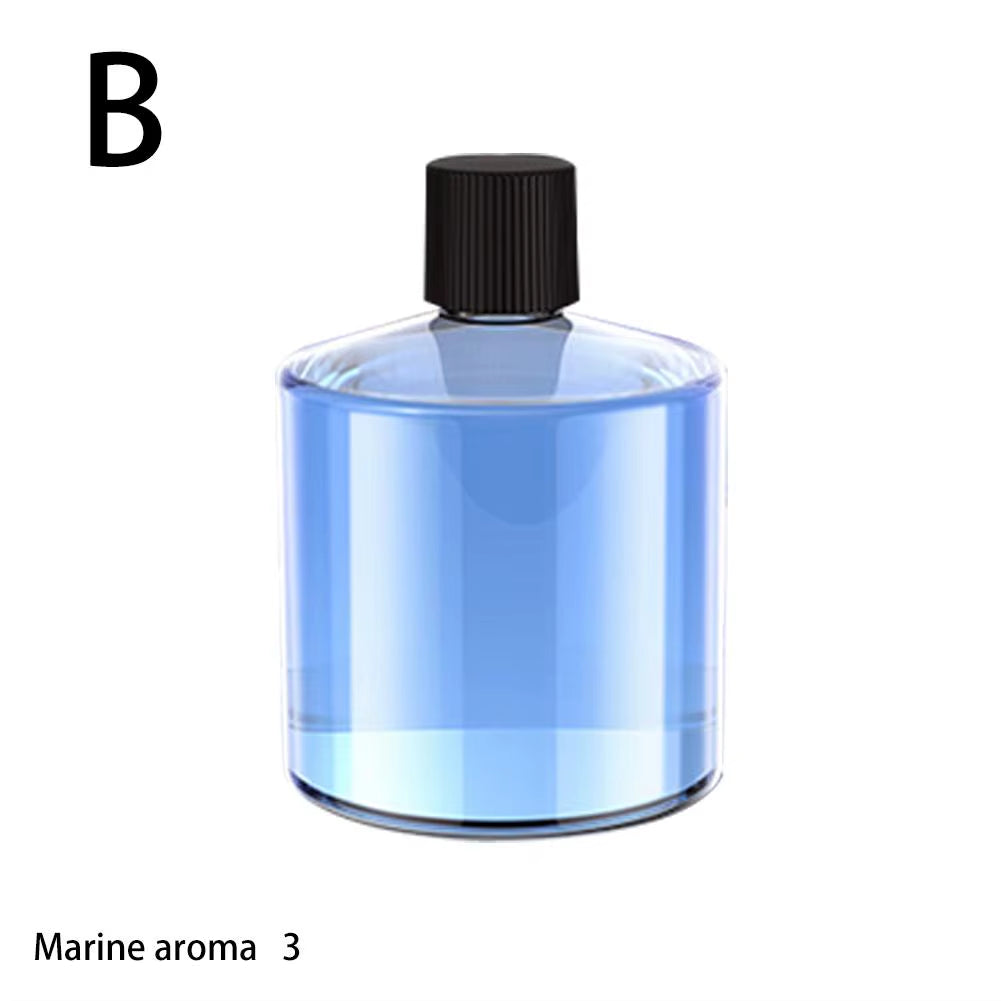 Modern Car Aroma Diffuser USB Rechargeable Air Freshener Humidifier with Adjustable Fragrance LED Ambient Light