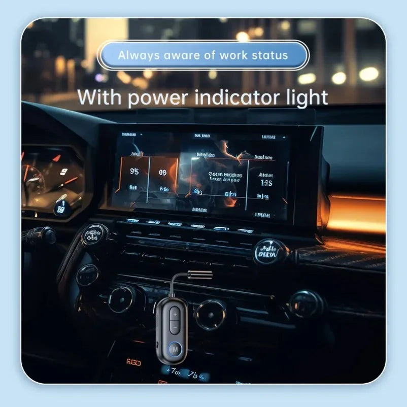 Bluetooth 5.3 Wireless Audio Adapte Receiver Transmitter 3.5Mm AUX Jack Airplane USB Dongle for TV PC Headphone Car Kit Speaker