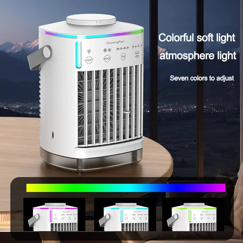 Stay Cool Anywhere with the Popular Mini USB Air Cooler - Your Compact Office and Home Cooling Solution!