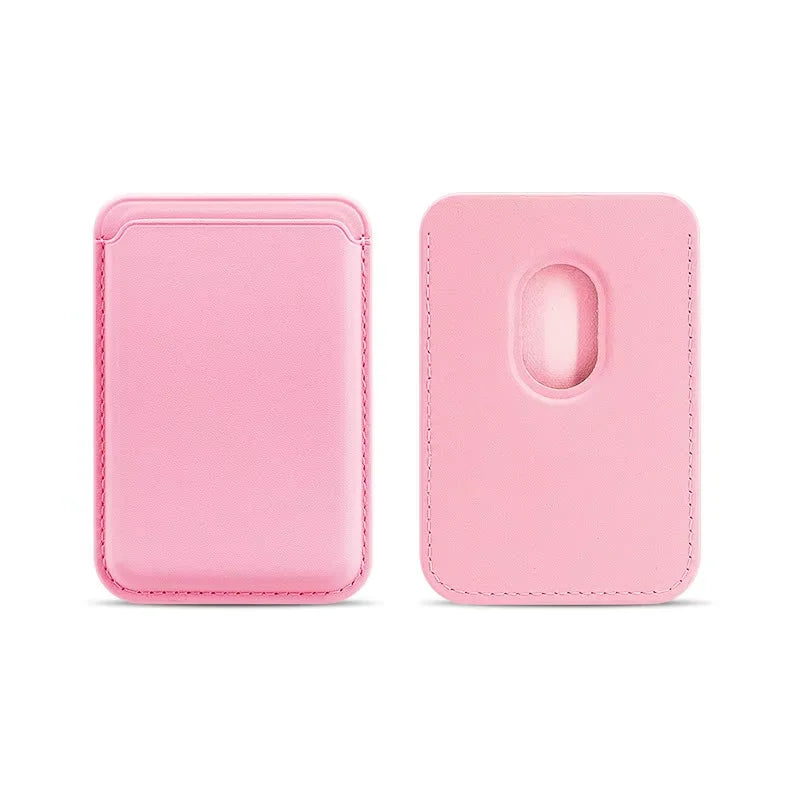 MAGSAFE LEATHER WALLET CASE – Magnetic Card Holder for Iphone 17 16 15 14 13 12 11 8, Samsung & Huawei with Secure Snap-On Design