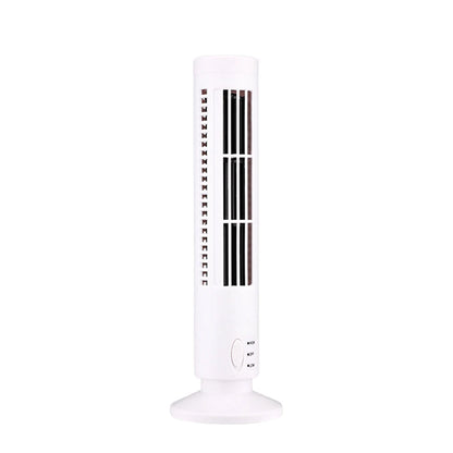 Experience Ultimate Comfort with the LED Bladeless Tower Fan - 2 Speed USB Electric Cooling Fan for Home, Bedroom, and Office