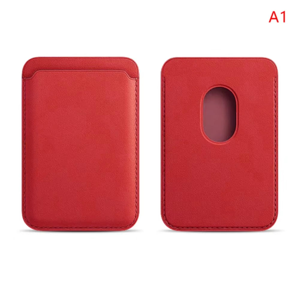 MAGSAFE LEATHER WALLET CASE – Magnetic Card Holder for Iphone 17 16 15 14 13 12 11 8, Samsung & Huawei with Secure Snap-On Design