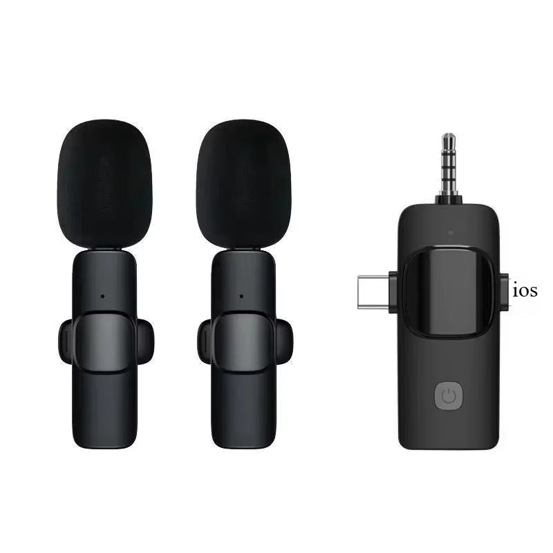 Elevate Your Recording Experience with the Wireless Lavalier Microphone - Perfect for iPhone, iPad, Android, Xiaomi, Samsung, and Live Gaming!