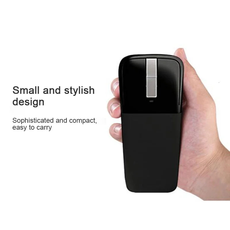 2.4G Wireless Foldable Wireless Arc Mouse 1200DPI for Laptop PC & Mac