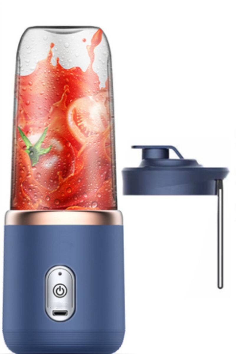 Revolutionary Portable Blender Juicer Cup – 6-Blade USB Rechargeable Smoothie Maker for Effortless Shakes, Fresh Juice & Ice Crushing