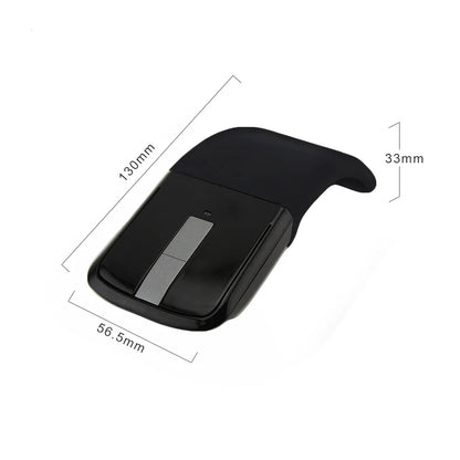 2.4G Wireless Foldable Wireless Arc Mouse 1200DPI for Laptop PC & Mac