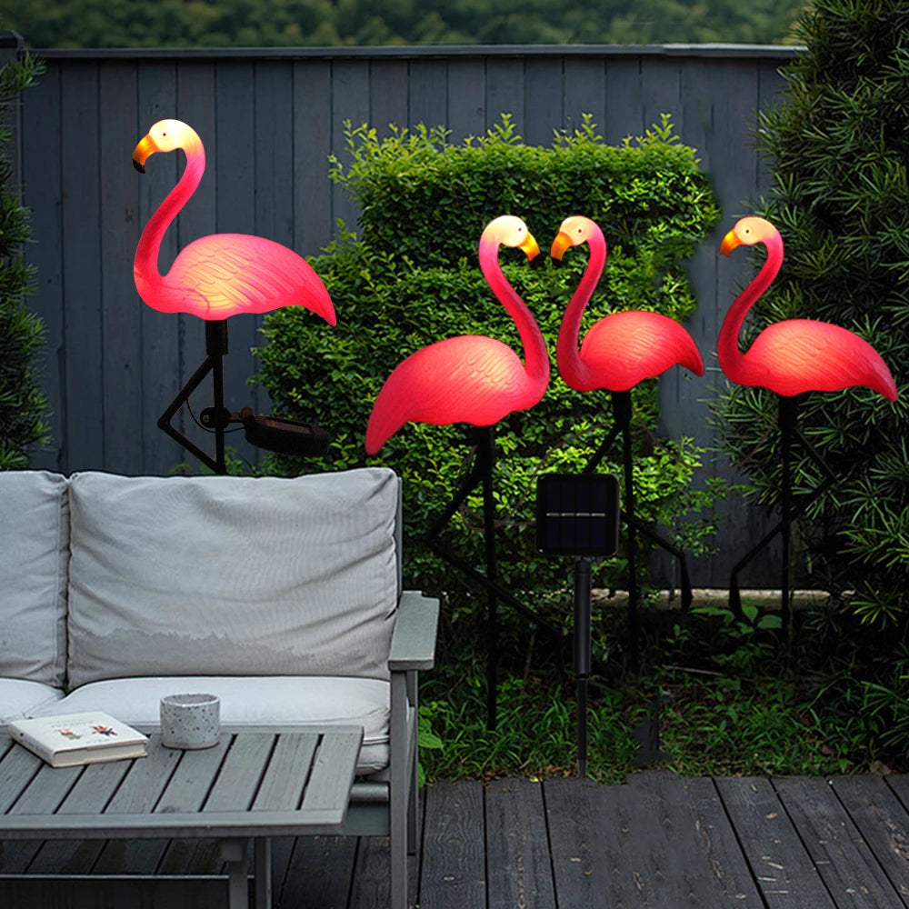 Illuminate Your Garden with Stunning Solar Flamingo Lights – Vibrant Neon Tree Lamps for a Magical Outdoor Ambiance