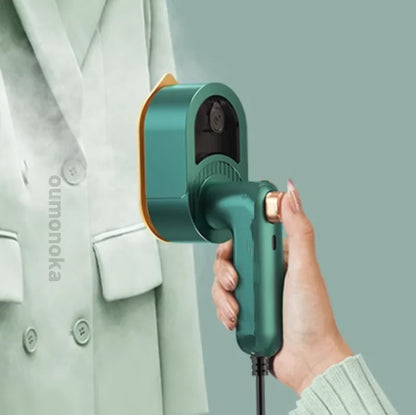 Compact Handheld Steam Iron for Clothes & Travel