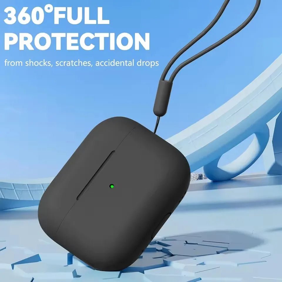 For Airpods Pro 2 Case Cover with Cleaner Pen Kit Soft Silicone Protective Case for Apple Airpods Pro 2Nd/1St Case Generation