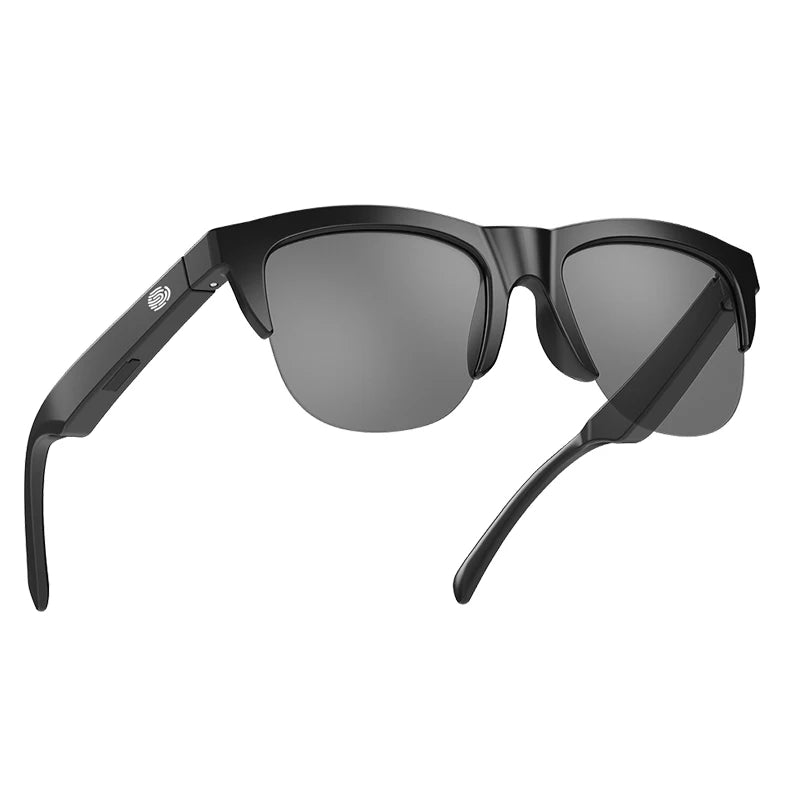 Unisex Smart Bluetooth V5.3 Sunglasses Glasses Call Outdoor Sports Headphones HIFI Black Technology Anti-Touch UV for Men and Women