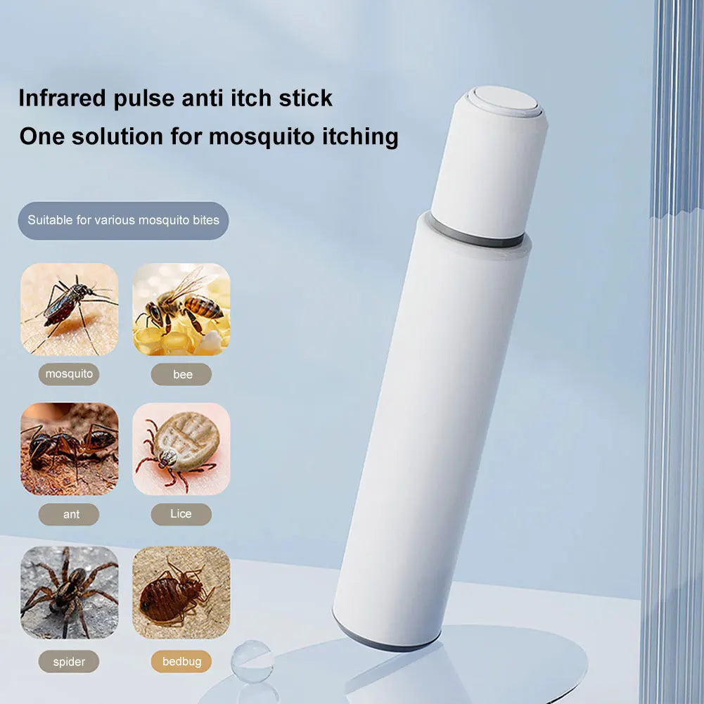 Mosquito Bite Relief Pen PRO – Chemical-Free Electronic Itch Relief for Kids & Adults | USB-C Rechargeable